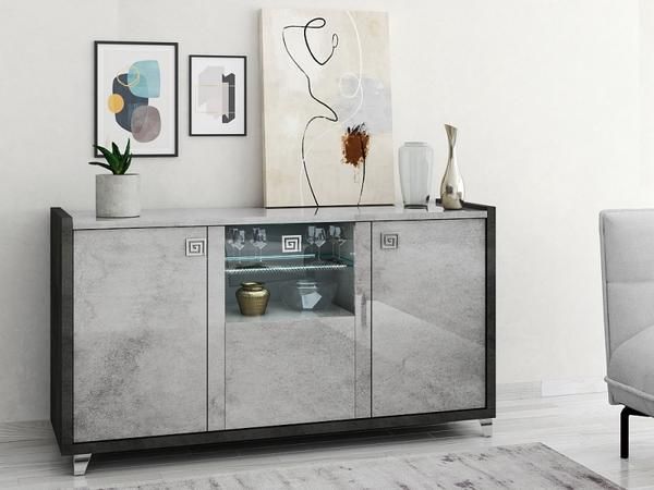 Grey 3 2025 door sideboard